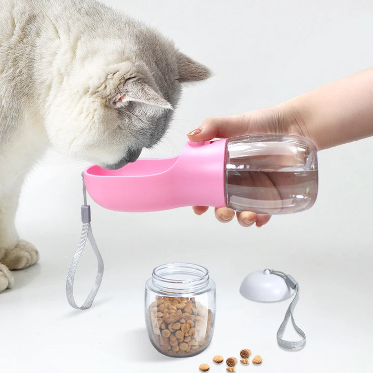 Portable Water Bottle with Food Container