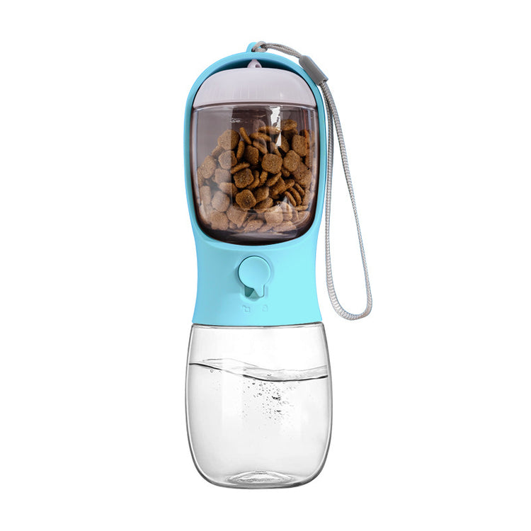 Portable Water Bottle with Food Container