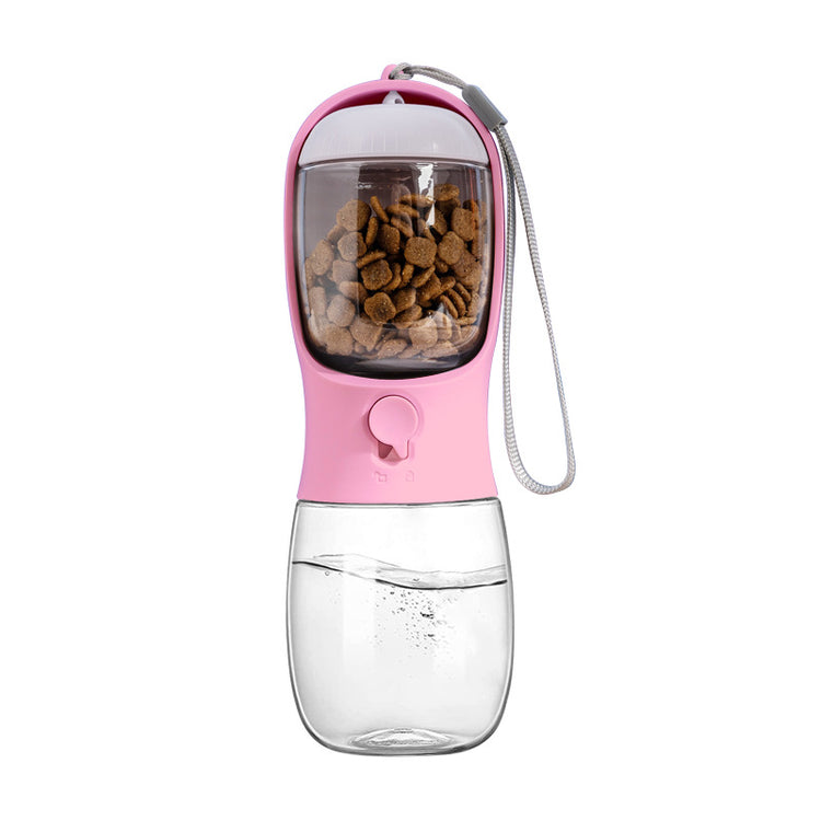 Portable Water Bottle with Food Container