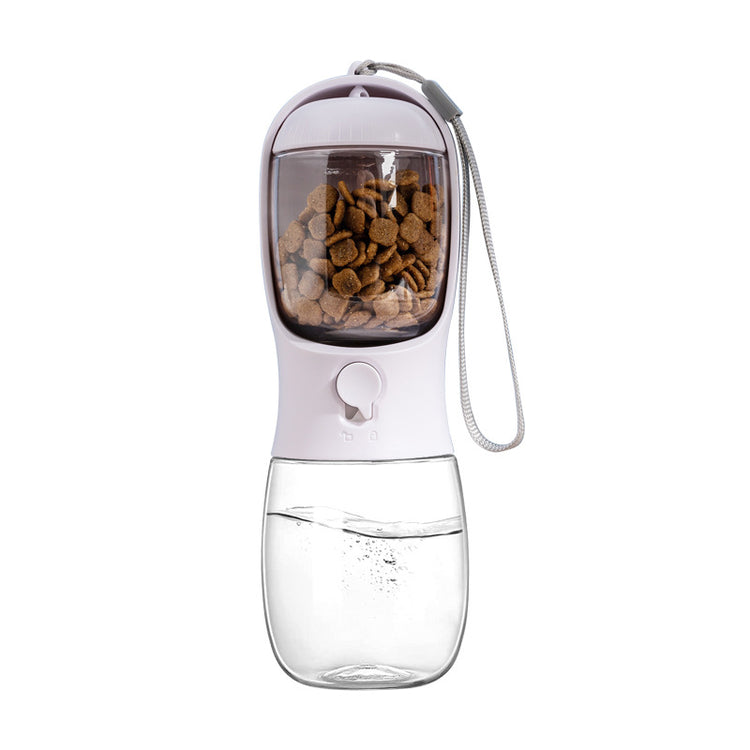 Portable Water Bottle with Food Container