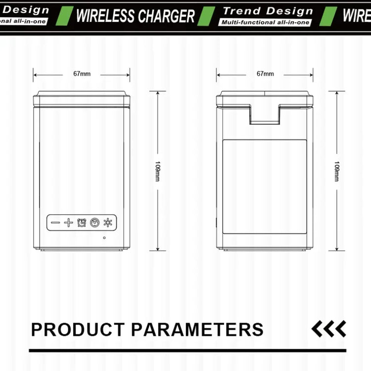 6 in 1 Magnetic Wireless Charger & Speaker