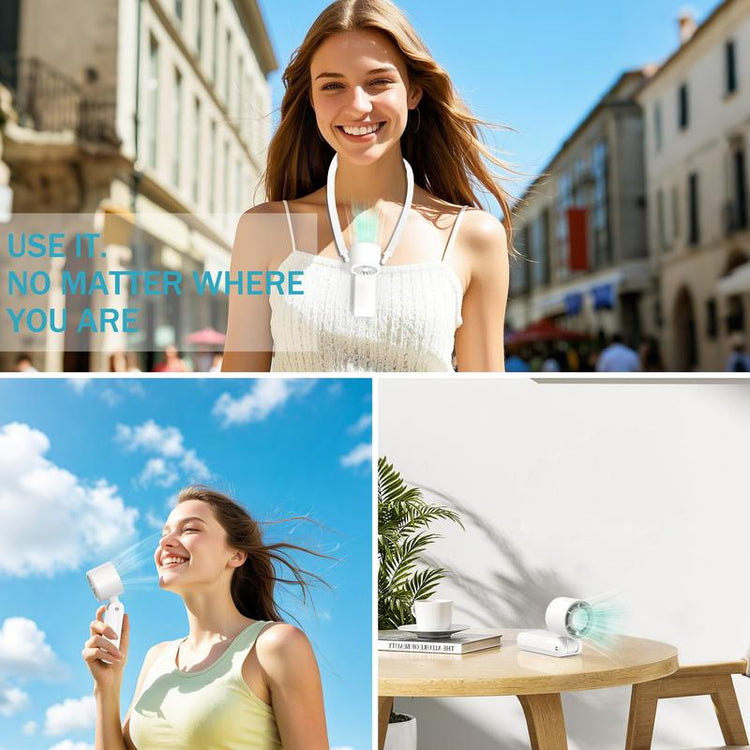 Handheld Portable Fan, 3600Mah High Speed Foldable Cooling Fan, 10H Max Cooling Time, Speed(1-199) Adjustable Turbo Fan with LED Display, 3-IN-1 Portable Fan for Travel, Gift