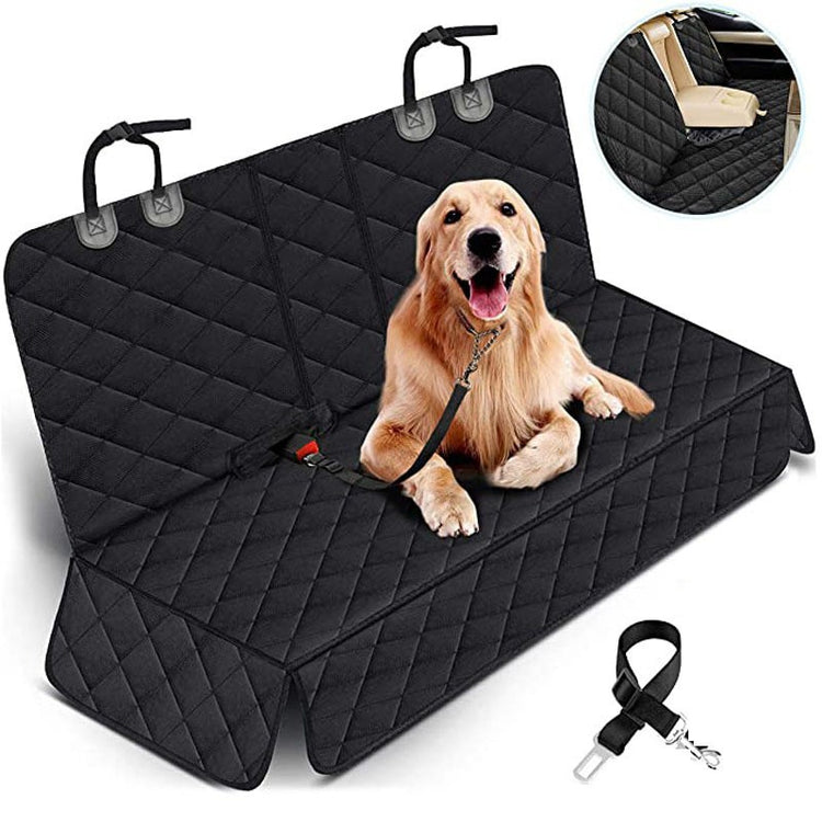Dog Car Seat Cover Pet Safety Protector Mat Rear Back Hammock 600D Waterproof UK