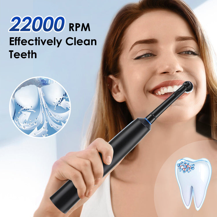 Toothbrush Electric Rechargeable Pro Rotating Brush Heads Timer Modes Usb