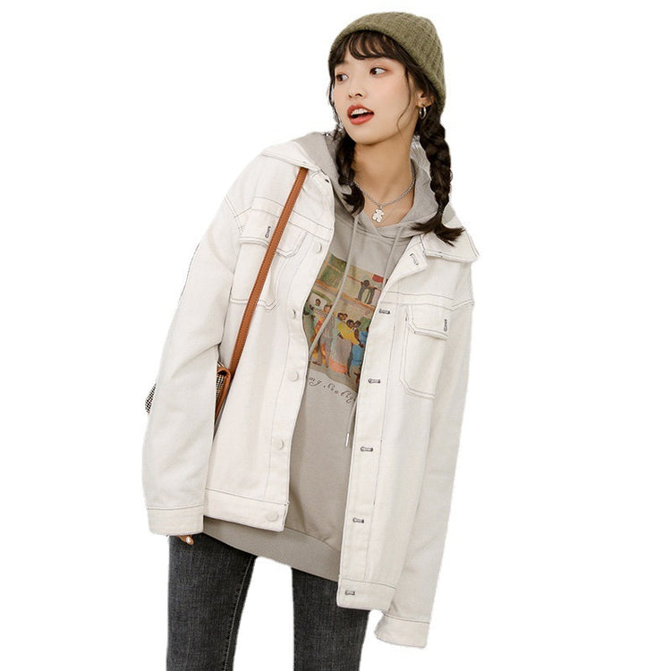 Casual Jacket Loose All Match Denim Jacket Women