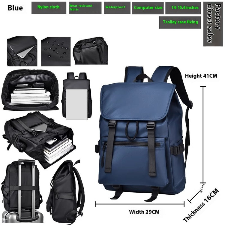 Waterproof Rucksack Backpack Large Capacity High Sense Men