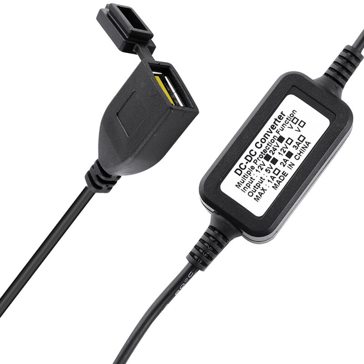 Waterproof Motorbike Motorcycle Power Adapter USB Charger Socket For GPS 12V-24V