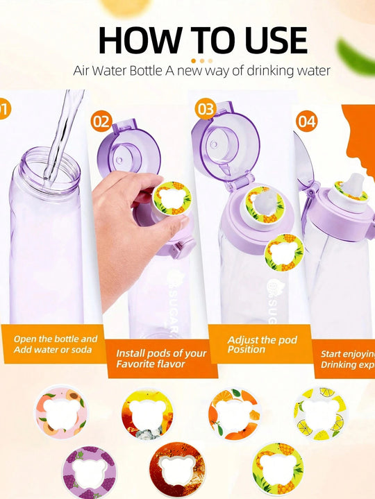 Flavored Water Bottle Pods