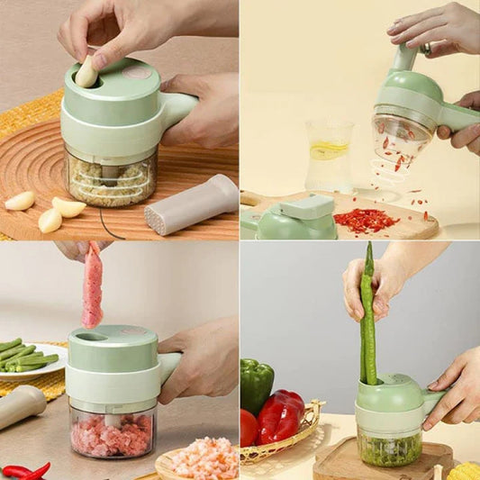 4 in 1 Handheld Electric Vegetable Cutter