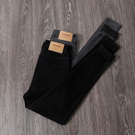 Black High Waist Stretch Jeans