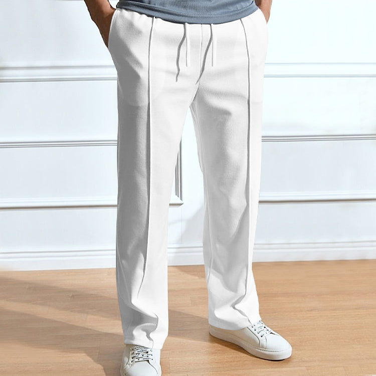 Wear Casual Trousers Loose Tight Rope Straight-leg Trousers In Stock