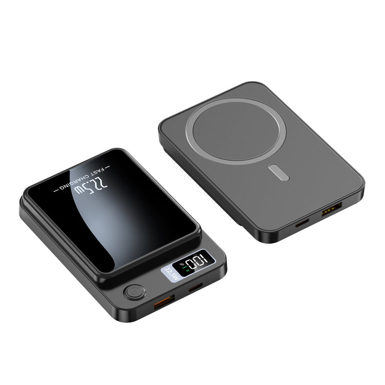 Magnetic Power Bank Black