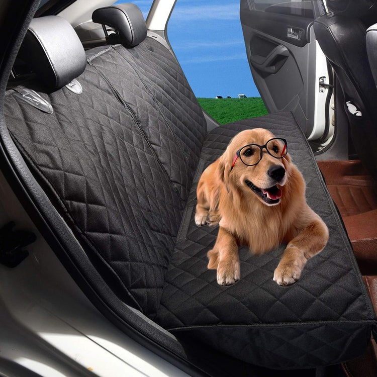 Dog Car Seat Cover Pet Safety Protector Mat Rear Back Hammock 600D Waterproof UK