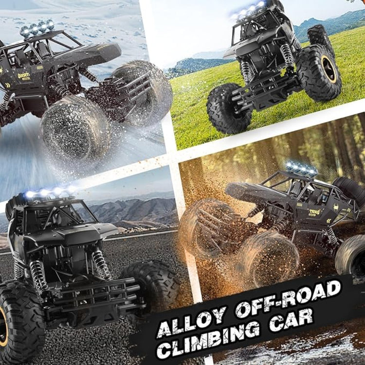 UK  Rc Car Rock Crawler Rechargeable Off Road Truck 4WD , Metal Shell LED Headlights RC Remote Control Off Road Car Truck,Logistics Is Randomly Sent By EVRI,DPD,Amazon Logistics,Royal Mail