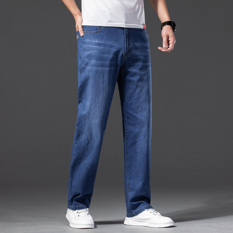 Loose Oversized Jeans For Men With Stretch And Slimming Effect