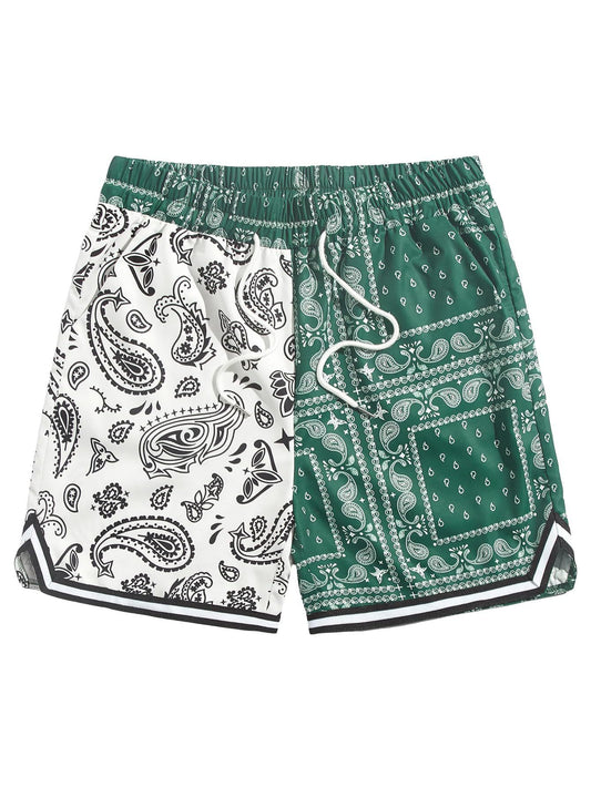 Graffiti 3D Casual Loose Men's Beach Pants