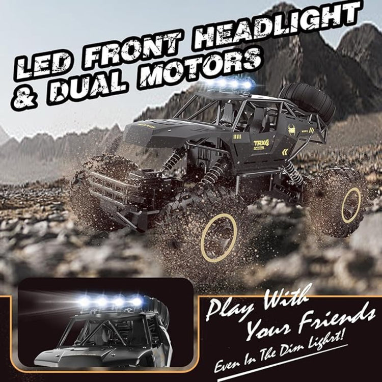 UK  Rc Car Rock Crawler Rechargeable Off Road Truck 4WD , Metal Shell LED Headlights RC Remote Control Off Road Car Truck,Logistics Is Randomly Sent By EVRI,DPD,Amazon Logistics,Royal Mail