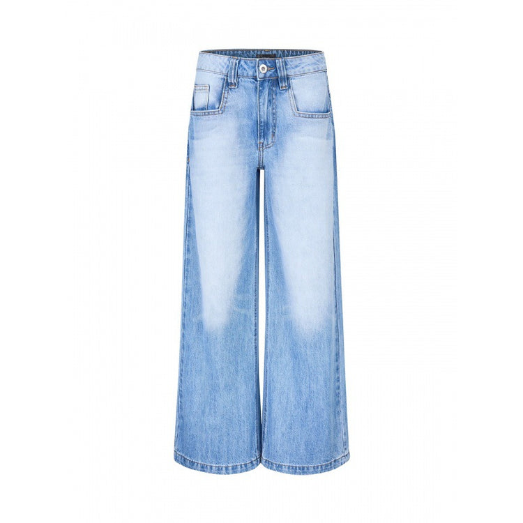 High Waist Design Loose Mop Pants