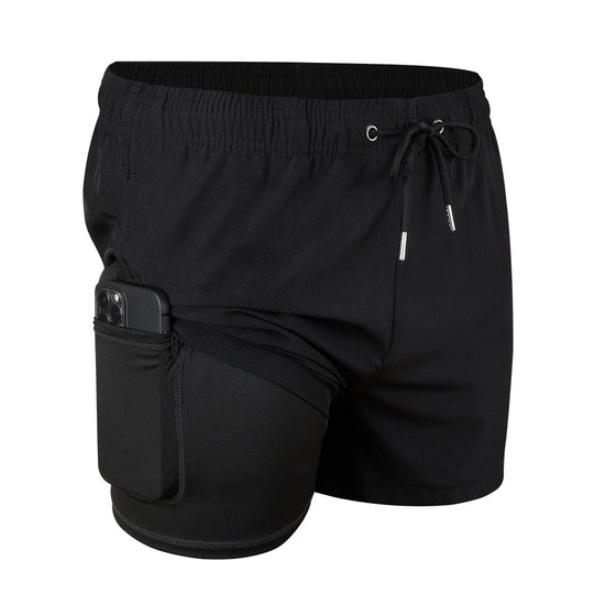 Men's Casual Loose Four-sided Swimming Trunks