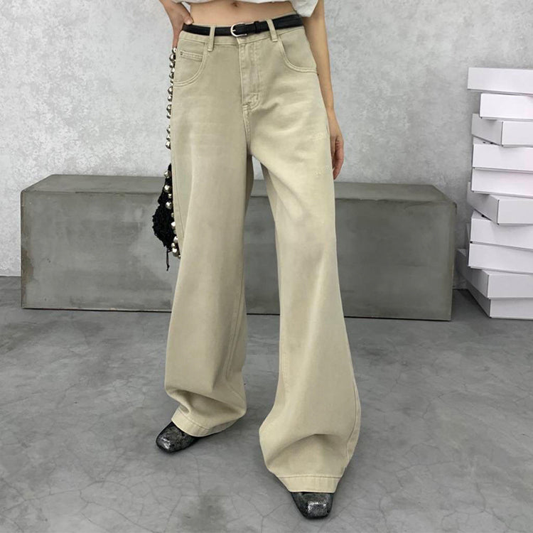 Spring Loose Temperament Wide-legged Versatile Trousers