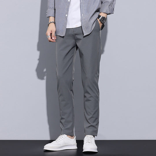 Cross-border Foreign Trade One Piece Dropshipping Men's Casual Pants Straight Slim Autumn And Winter Long Pants Men