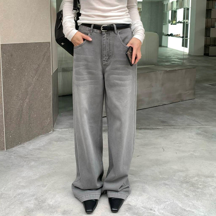 Spring Loose Temperament Wide-legged Versatile Trousers