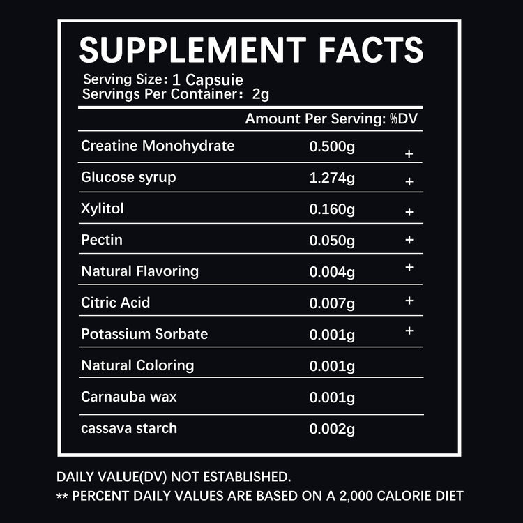Creatine Jelly