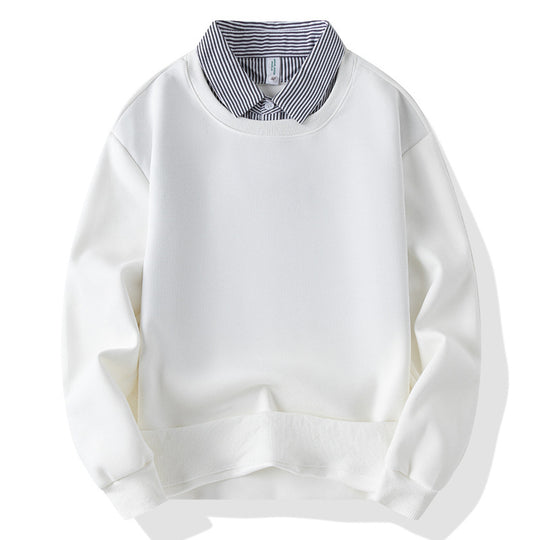 Shirt Collar False Two-piece Sweaters Light Luxury And Simplicity