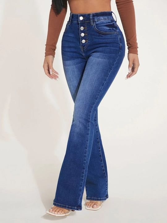 High Waist Stretch Clinch Skinny Skinny Jeans