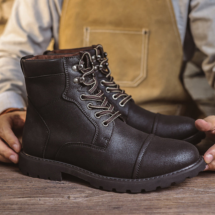 Fall Winter Men Boots British Style