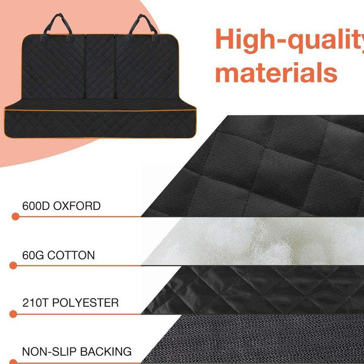 Dog Car Seat Cover Pet Safety Protector Mat Rear Back Hammock 600D Waterproof UK