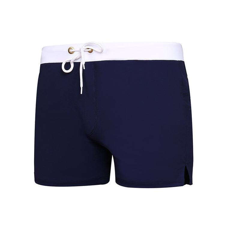 Men's Color Matching Beach Swim Trunks