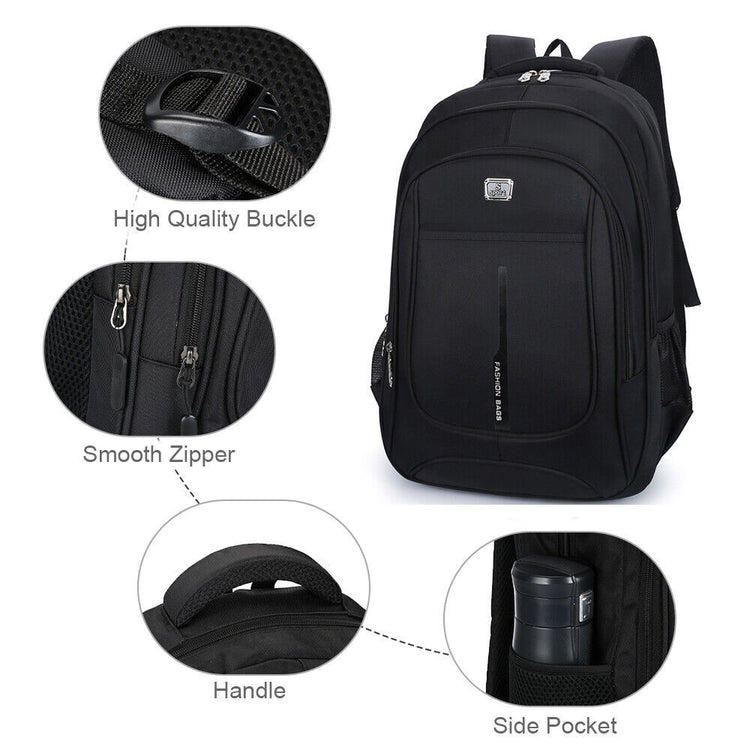 17.3  Men Women Laptop Backpack 40L Large Waterproof Rucksack Travel School Bag