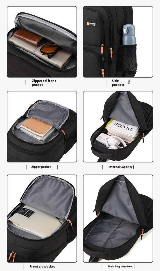 Backpack Men's Large Capacity Outdoor Casual Computer Business Schoolbag Junior High School Students