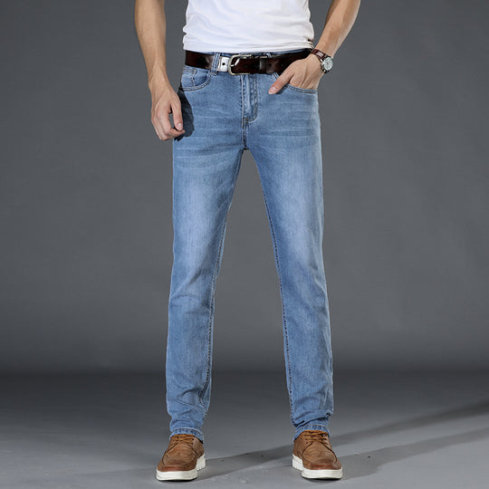 Business Stretch Jeans Men's Loose