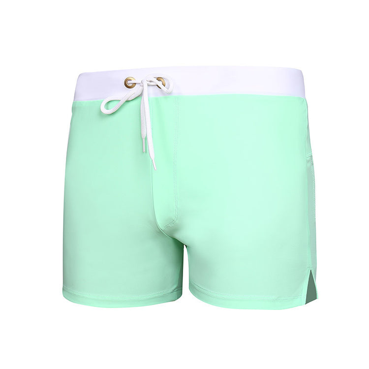 Men's Color Matching Beach Swim Trunks