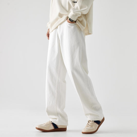 Fashion Personality Men's All-matching Straight Trousers